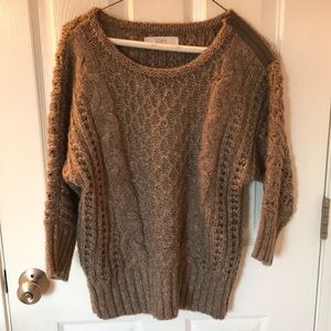 Loft cable knit sweater